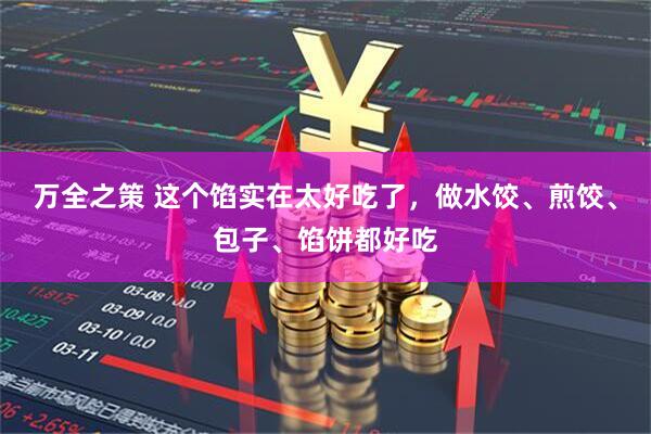 万全之策 这个馅实在太好吃了，做水饺、煎饺、包子、馅饼都好吃