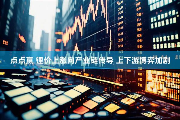 点点赢 锂价上涨向产业链传导 上下游博弈加剧