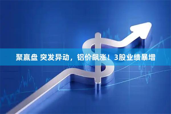 聚赢盘 突发异动，铝价飙涨！3股业绩暴增