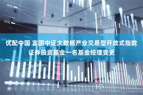 优配中国 富国中证大数据产业交易型开放式指数证券投资基金一名基金经理变更